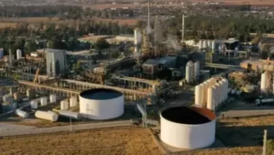 Foto de la planta de Petroquímica Río Tercero