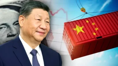 Gráfico que muestra el aumento de la deuda china en el mundo