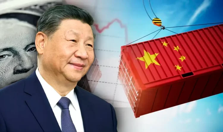 Gráfico que muestra el aumento de la deuda china en el mundo