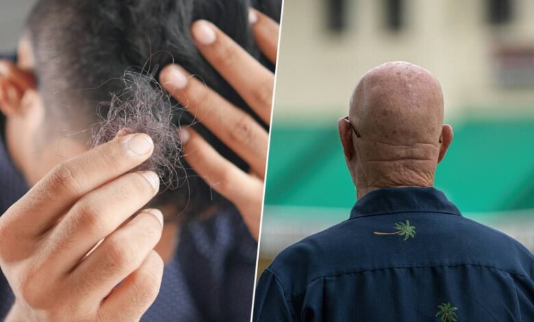 Imágenes de personas lavando su cabello y manteniendo una higiene regular