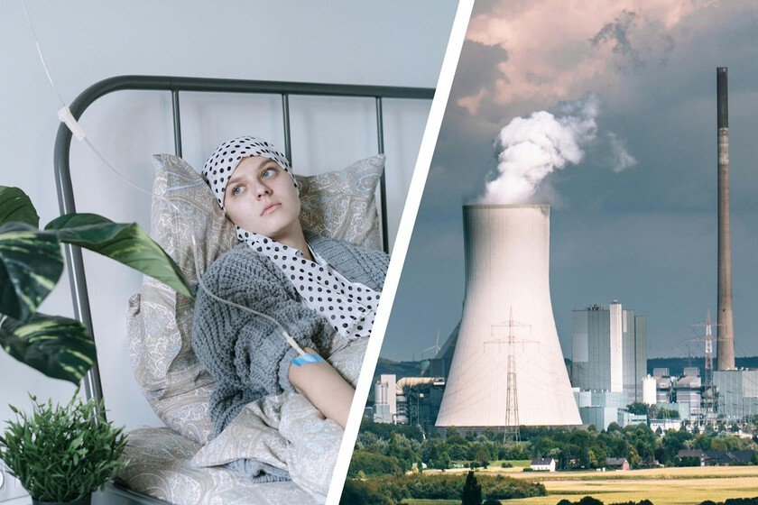 Imagen de un laboratorio nuclear con equipo de protección