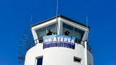 Avión despegando con normalidad gracias a la Conciliación Obligatoria