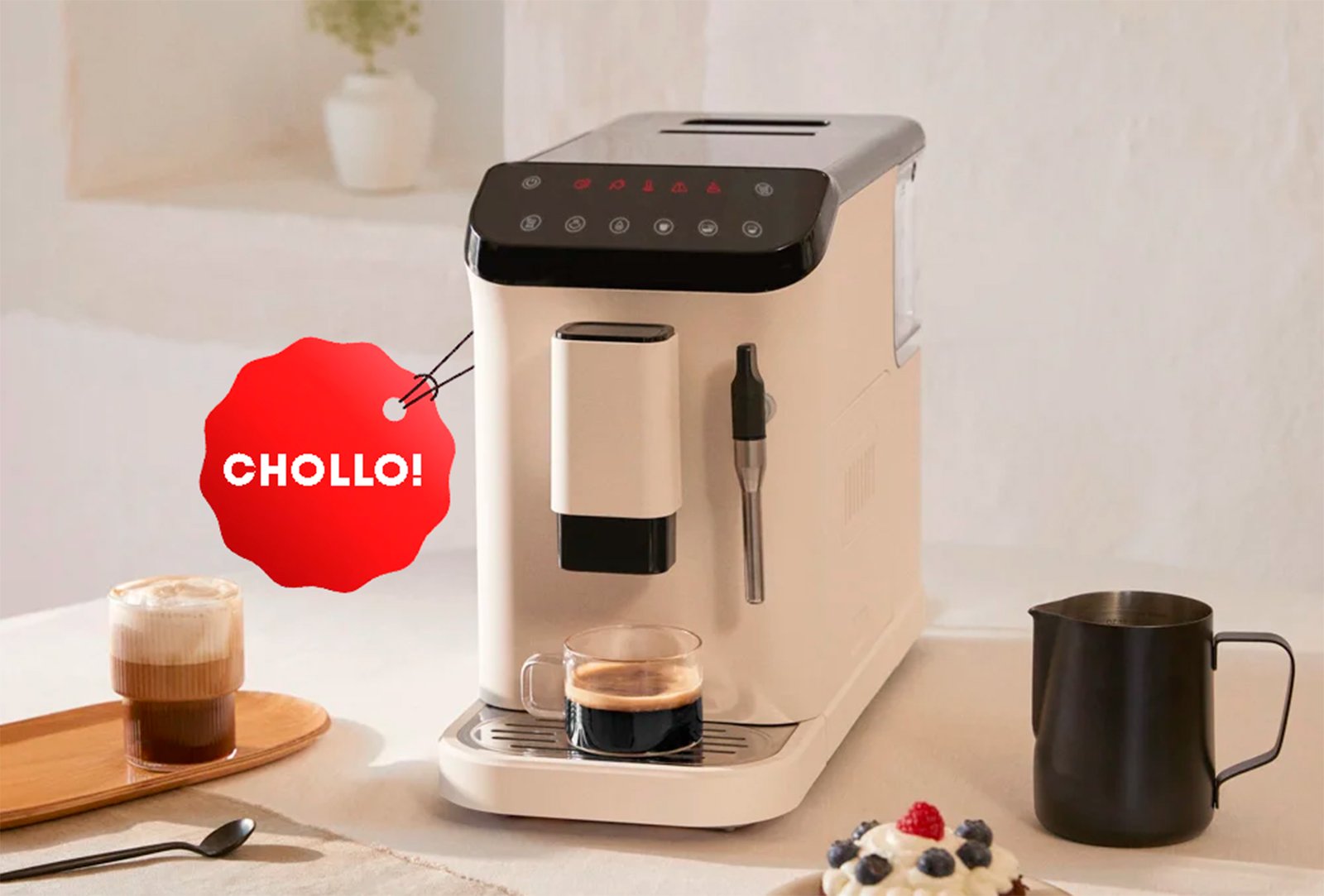 Cafetera superautomática de la marca CREATE