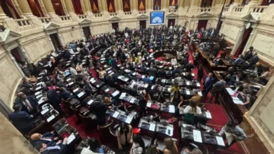 Sesión en la Cámara de Diputados