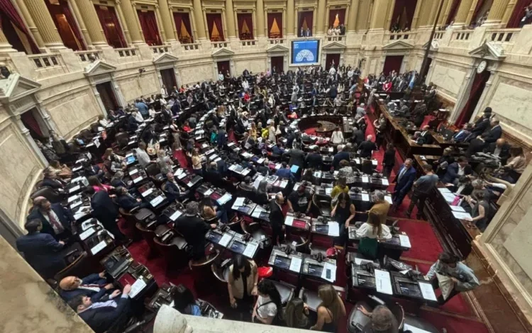 Sesión en la Cámara de Diputados