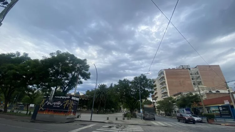 Imagen de tormenta en Córdoba durante la Nochebuena
