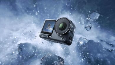 Imagen de la cámara DJI Osmo Action 6 en acción