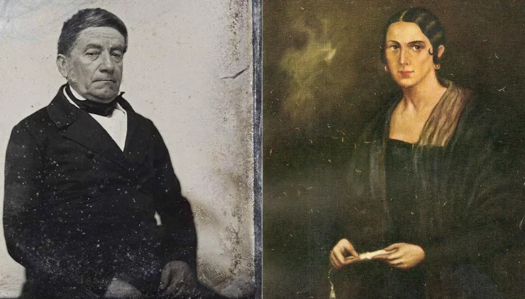 Retrato de José María Paz y su esposa Margarita Weild