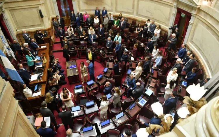 Sesión del Senado de la Nación