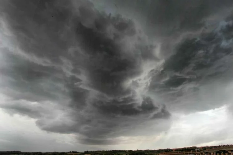 Tormenta eléctrica en el cielo de Córdoba