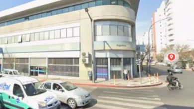 Imagen de la sede de Anses en Córdoba después del incidente