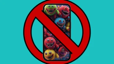Imagen de un teléfono móvil con una pantalla de carga
