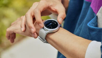 Imagen del Galaxy Watch 4 con la pantalla siempre encendida