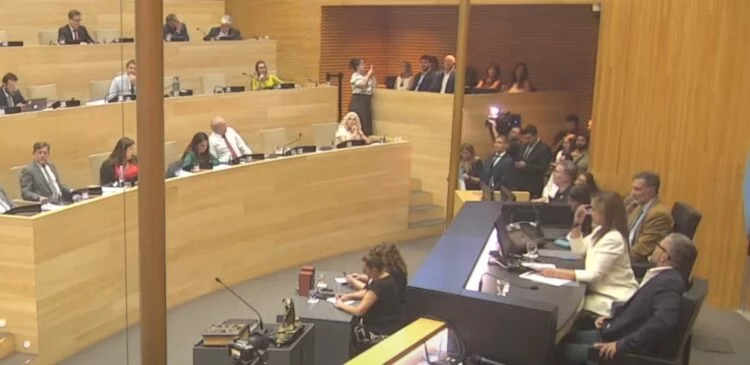 Sesión de la Legislatura de Córdoba para debatir el Presupuesto 2026