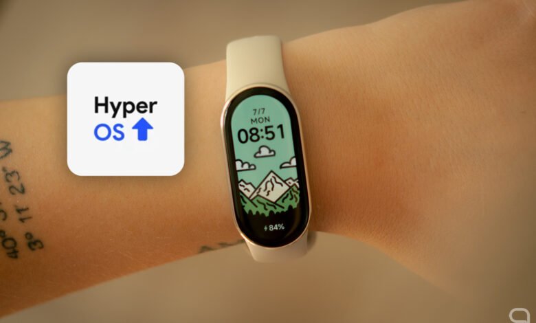Imagen de una Xiaomi Smart Band con HyperOS 3