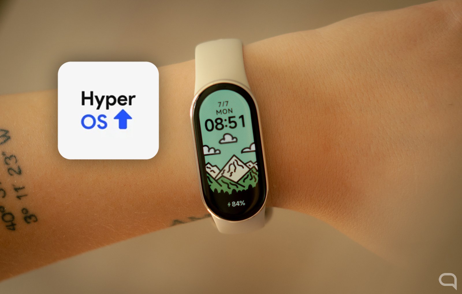 Imagen de una Xiaomi Smart Band con HyperOS 3