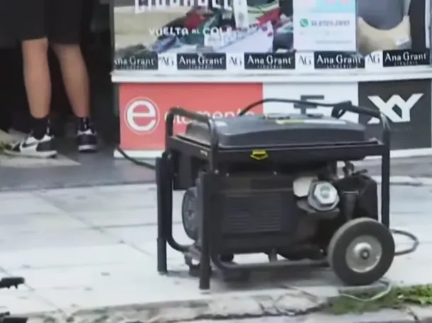 Imagen de la Avenida Avellaneda sin luz