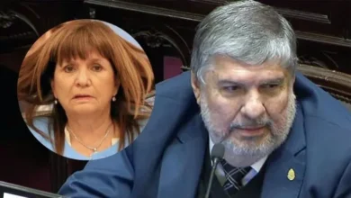 José Mayans y Patricia Bullrich en el Senado