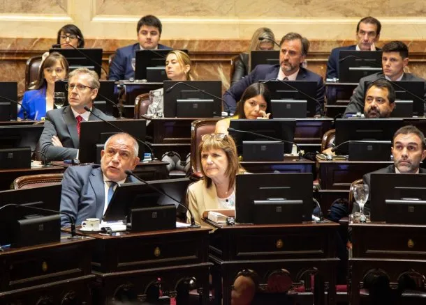 Patricia Bullrich en el Senado argentino