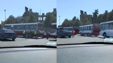 Manifestantes en la marcha contra la reforma laboral