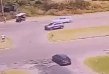 Imagen de un accidente de tránsito en Punta del Este