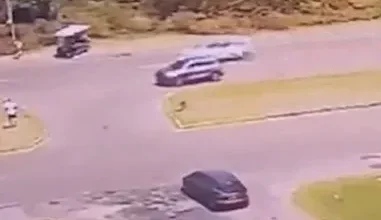 Imagen de un accidente de tránsito en Punta del Este