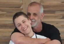 Christian Petersen y su esposa Sofía Zelaschi