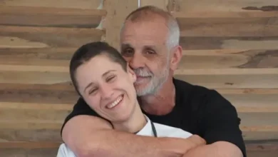 Christian Petersen y su esposa Sofía Zelaschi