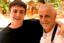 Christian Petersen y su hijo Hans