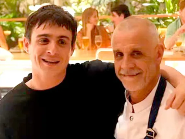 Christian Petersen y su hijo Hans