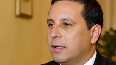 Daniel Garbellini en una reunión en la Agencia Nacional de Discapacidad