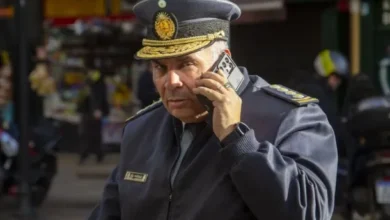 Fernando Martínez, director del Servicio Penitenciario Federal, durante una inspección en el penal de Ezeiza