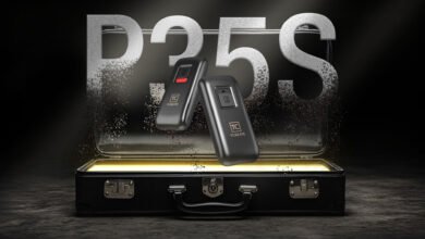 Imagen del SSD externo T-CREATE EXPERT P35S con función de autodestrucción