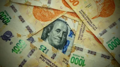 Gráfico del dólar oficial y la inflación en Argentina