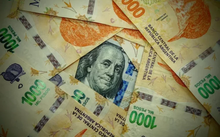 Gráfico del dólar oficial y la inflación en Argentina