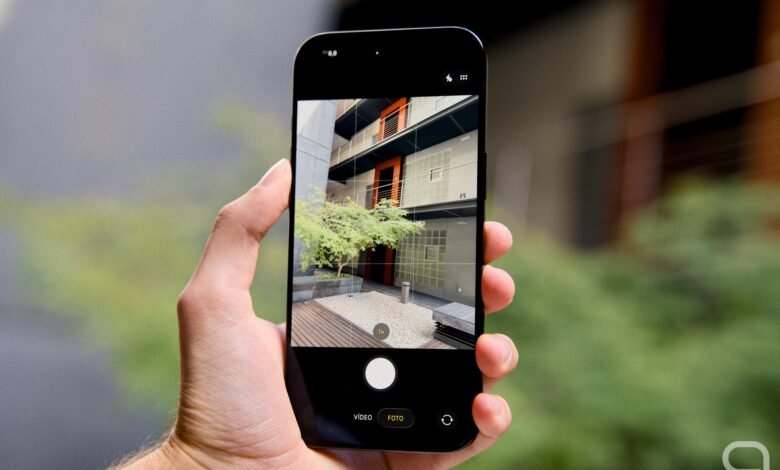 Imagen de un teléfono inteligente con una cámara de alta calidad