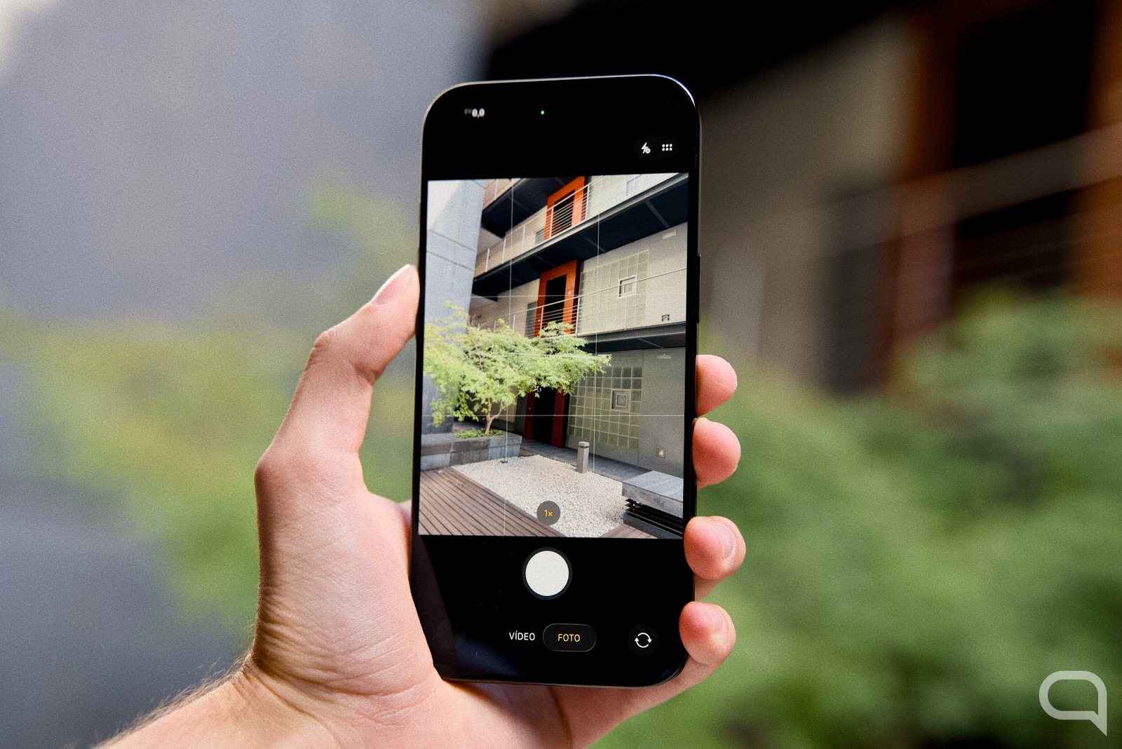 Imagen de un teléfono inteligente con una cámara de alta calidad