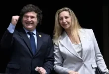 Javier Milei y los Granaderos a Caballo en la Casa Rosada