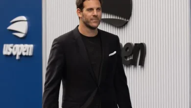 Juan Martín Del Potro y Lara López Calvo en una foto juntos