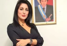 Juliana Santillán en una sesión de la Cámara de Diputados