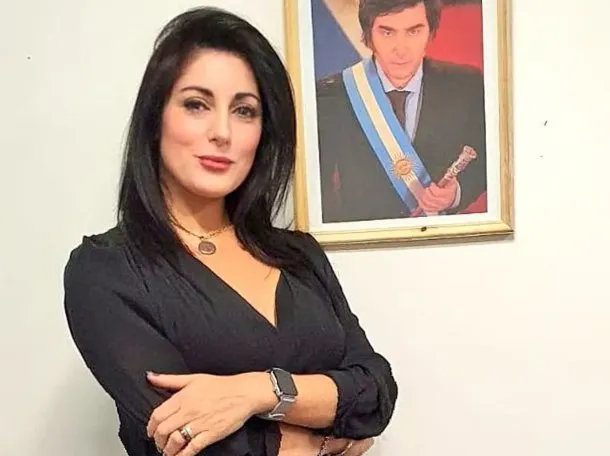 Juliana Santillán en una sesión de la Cámara de Diputados