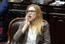 Lilia Lemoine en una sesión del Congreso