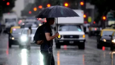 Imagen de tormenta en el AMBA