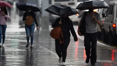 Imagen de lluvia en el AMBA