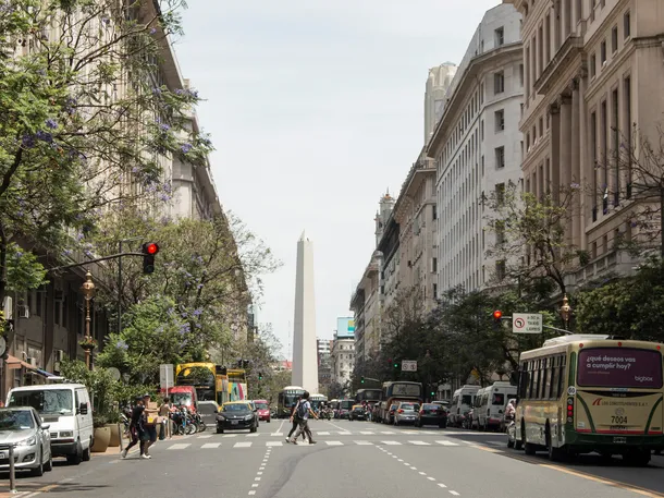 Imagen de un bar en el Microcentro porteño