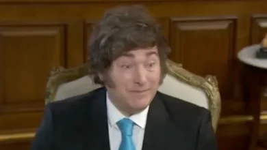 Javier Milei durante una entrevista sobre el Presupuesto 2026