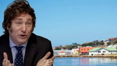 Javier Milei durante una conferencia de prensa