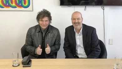 Javier Milei y Federico Sturzenegger en una reunión