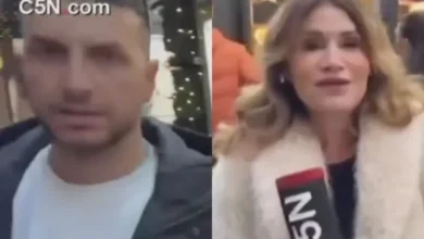 Periodista de C5N atacada en vivo en Roma