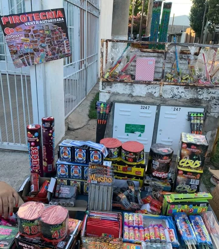 Imagen de operativo contra pirotecnia ilegal en Córdoba